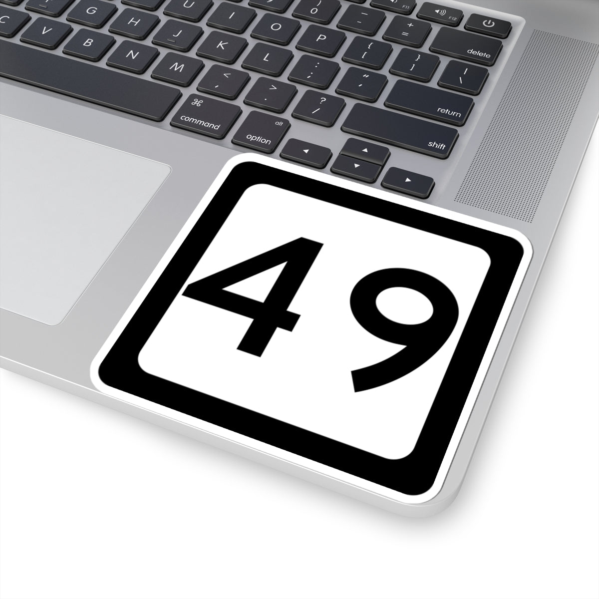 WV-49 (Virginia) (Road Sign) STICKER Vinyl Kiss-Cut Decal