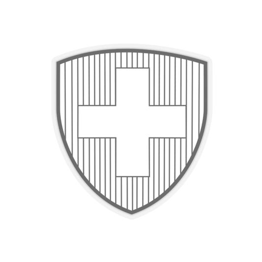 Coat of Arms of Switzerland 2 - STICKER Vinyl Kiss-Cut Decal