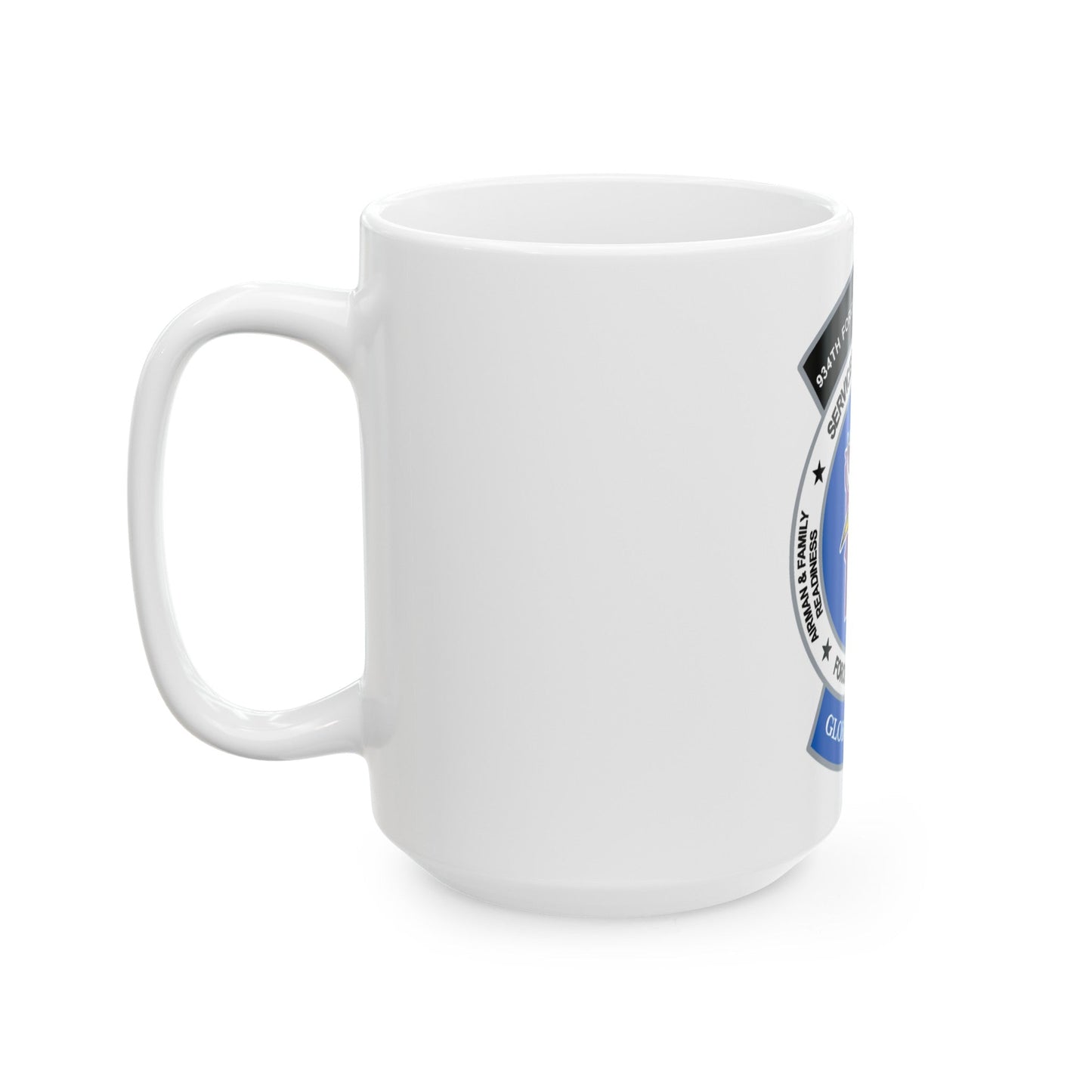 934th Force Support Sq. GLOBAL VIKINGS (U.S. Air Force) White Coffee Mug-The Sticker Space