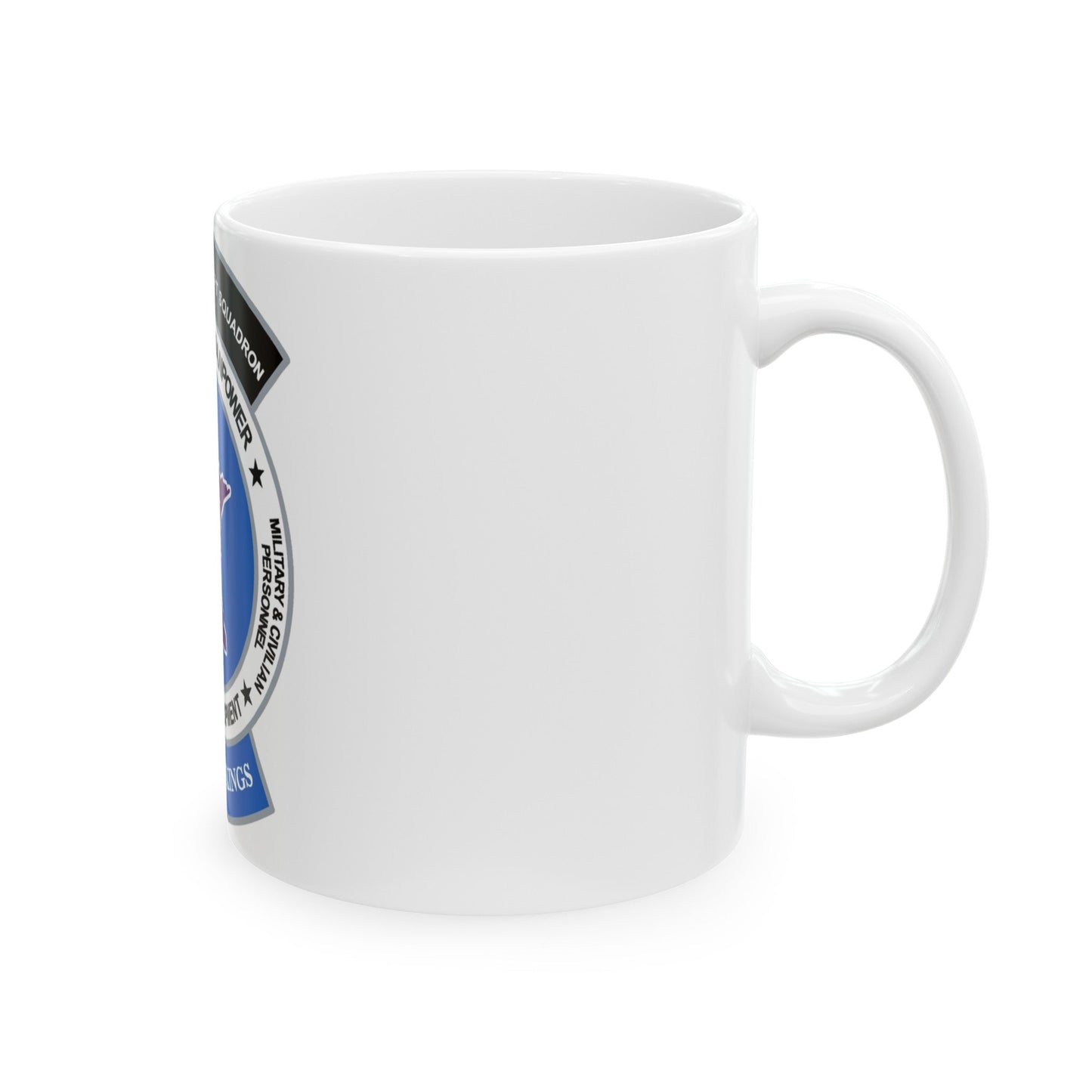 934th Force Support Sq. GLOBAL VIKINGS (U.S. Air Force) White Coffee Mug-The Sticker Space