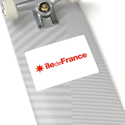 Flag of the Ile-de-France Region (France) STICKER Vinyl Kiss-Cut Decal