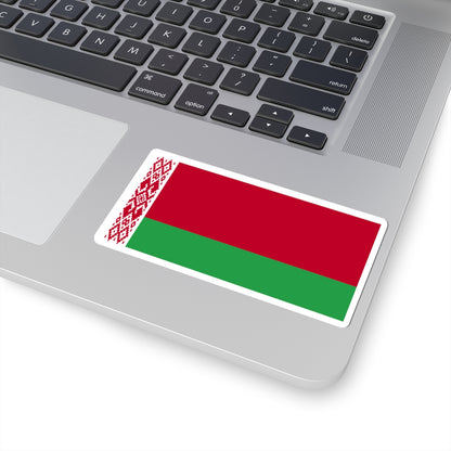 Flag of Belarus WFB 2004 (Belarus) STICKER Vinyl Kiss-Cut Decal