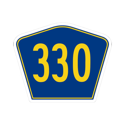 PR secondary 330 (Puerto Rico) (Road Sign) STICKER Vinyl Kiss-Cut Decal