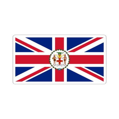 Flag of the Governor of Jamaica 1957-1962 (Jamaica) STICKER Vinyl Kiss-Cut Decal