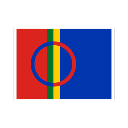 Sami flag (Sweden) STICKER Vinyl Kiss-Cut Decal