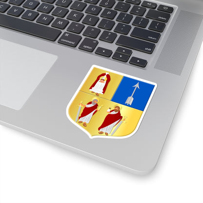 Bergen L-wapen (Netherlands) (Coat of Arms) STICKER Vinyl Kiss-Cut Decal