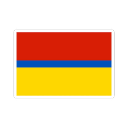 Flag of Staropoltavsky rayon Volgograd oblast (Russia) STICKER Vinyl Kiss-Cut Decal