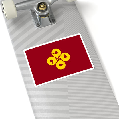Flag of Shimane Prefecture (Japan) STICKER Vinyl Kiss-Cut Decal
