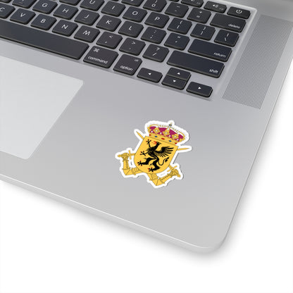 Södermanlands regemente vapen (Sweden) (Coat of Arms) STICKER Vinyl Kiss-Cut Decal