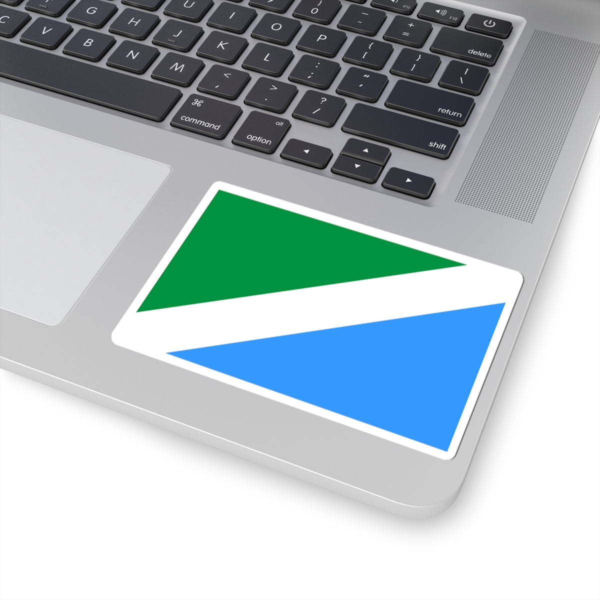 Flag of Ussolie-Sibirskoye Irkutsk oblast old (Russia) STICKER Vinyl Kiss-Cut Decal