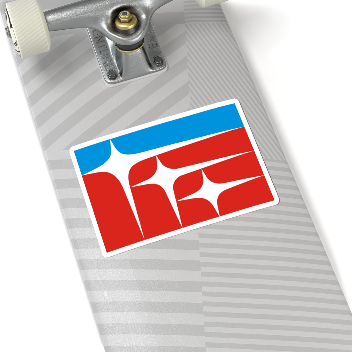Flag of Krasnoznamensk Moscow oblast (Russia) STICKER Vinyl Kiss-Cut Decal