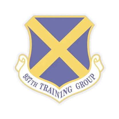 937th Training Group (U.S. Air Force) STICKER Vinyl Kiss-Cut Decal 4 Inch Transparent - The Sticker Space
