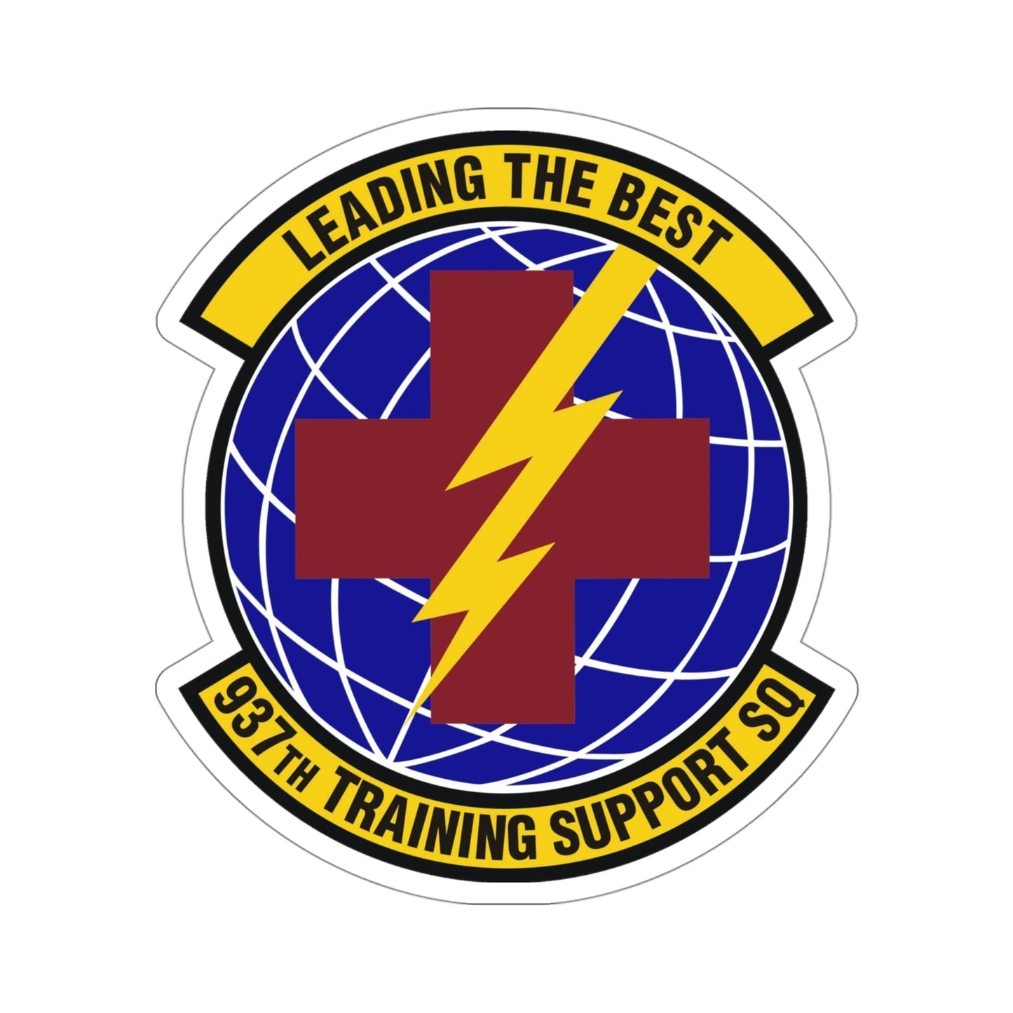 937th Training Support Squadron (U.S. Air Force) STICKER Vinyl Die-Cut Decal-4 Inch-The Sticker Space