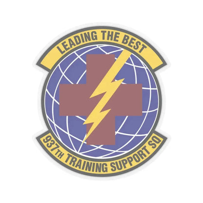 937th Training Support Squadron (U.S. Air Force) STICKER Vinyl Kiss-Cut Decal 3 Inch Transparent - The Sticker Space