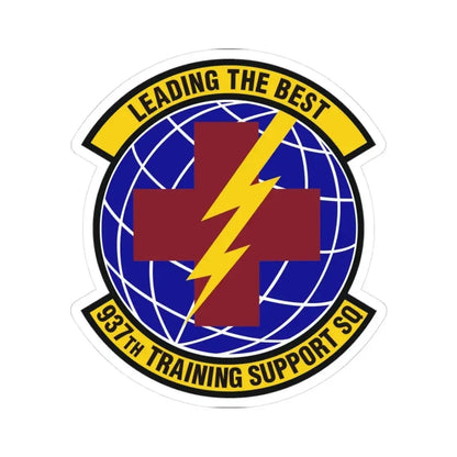 937th Training Support Squadron (U.S. Air Force) STICKER Vinyl Kiss-Cut Decal 3 Inch White - The Sticker Space