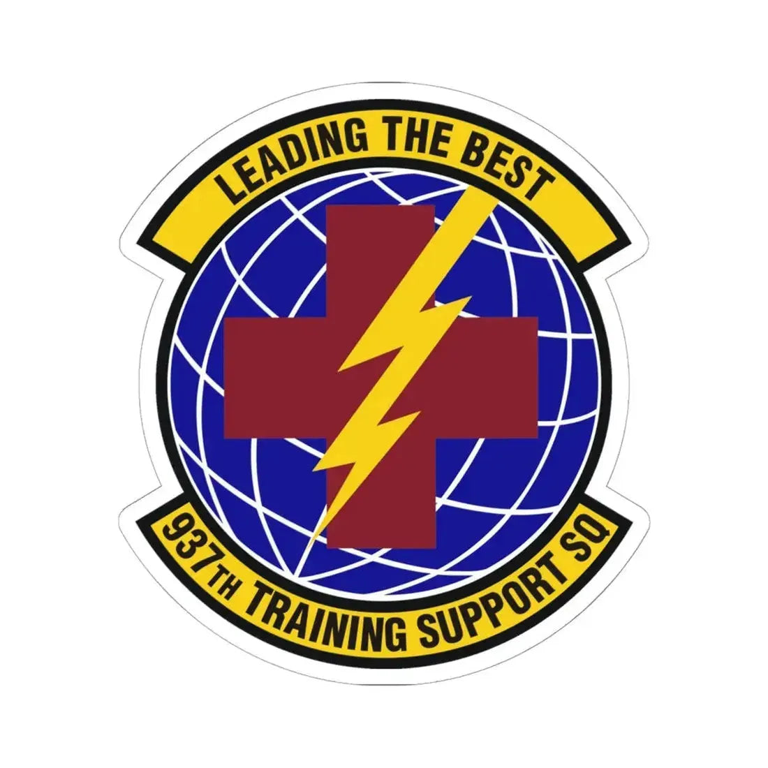 937th Training Support Squadron (U.S. Air Force) STICKER Vinyl Kiss-Cut Decal 6 Inch White - The Sticker Space