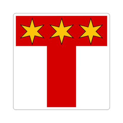 CHE Ammann Flag (Switzerland) STICKER Vinyl Kiss-Cut Decal