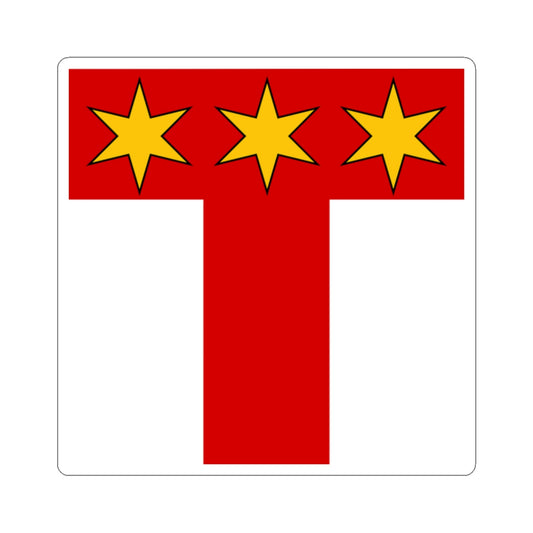 CHE Ammann Flag (Switzerland) STICKER Vinyl Kiss-Cut Decal