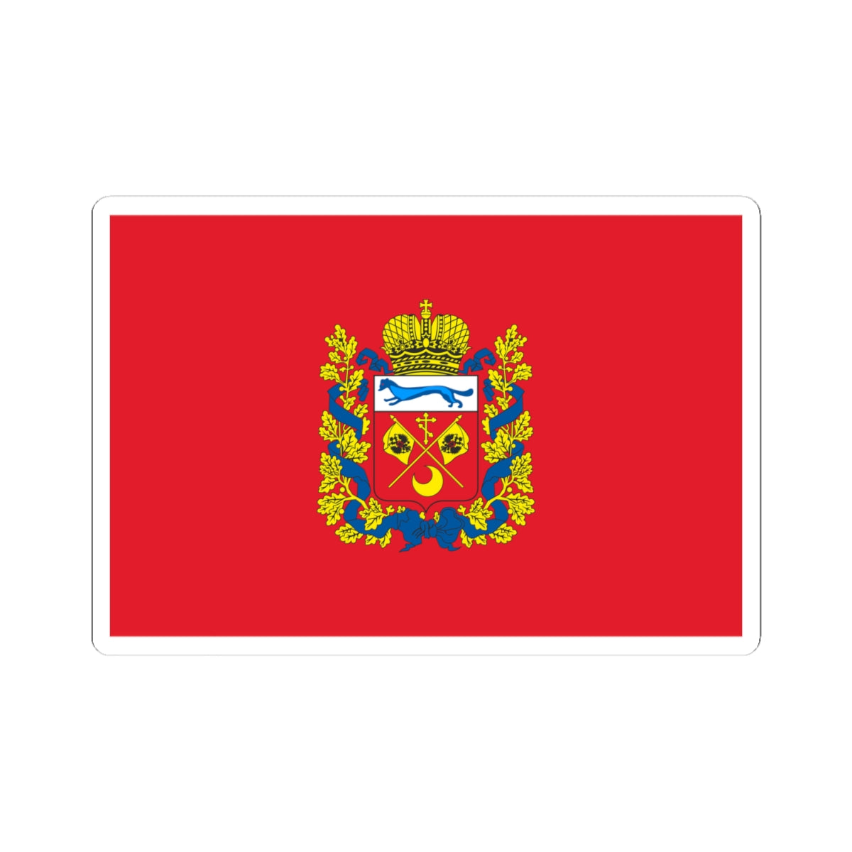 Flag of Orenburg Oblast (Russia) STICKER Vinyl Kiss-Cut Decal