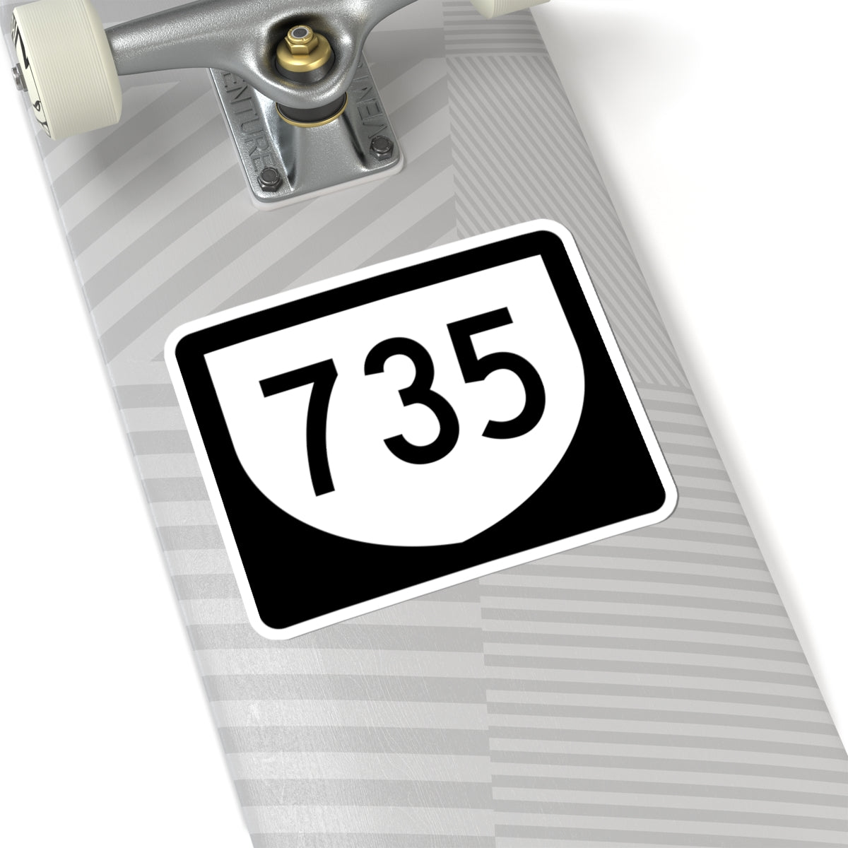 PR urban primary 735 (Puerto Rico) (Road Sign) STICKER Vinyl Kiss-Cut Decal