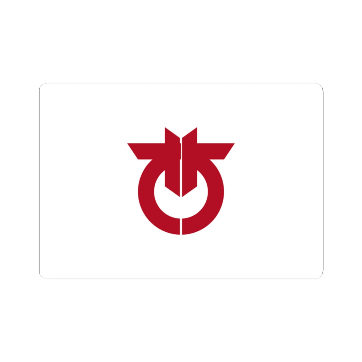 Flag of Okegawa Saitama (Japan) STICKER Vinyl Kiss-Cut Decal