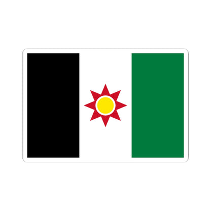 Flag of Iraq 1959-1963 3-2 (Iraq) STICKER Vinyl Kiss-Cut Decal