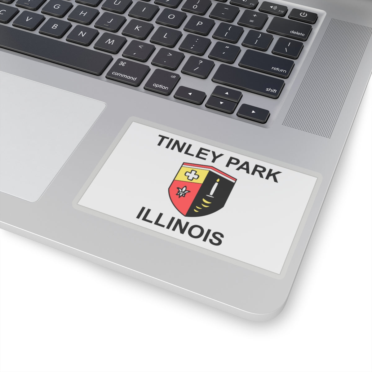 Flag of Tinley Park, IL - STICKER Vinyl Kiss-Cut Decal