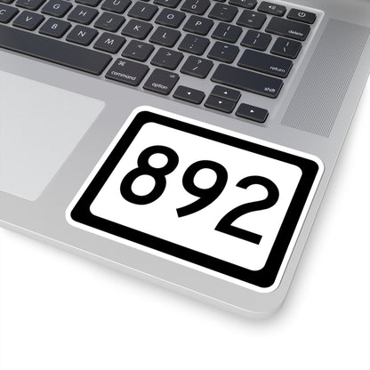 WV-892 (Virginia) (Road Sign) STICKER Vinyl Kiss-Cut Decal