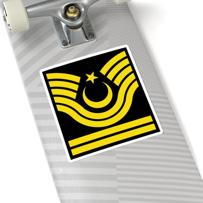 Army TUR OR 07 1 (Turkey) (Military Rank) STICKER Vinyl Kiss-Cut Decal