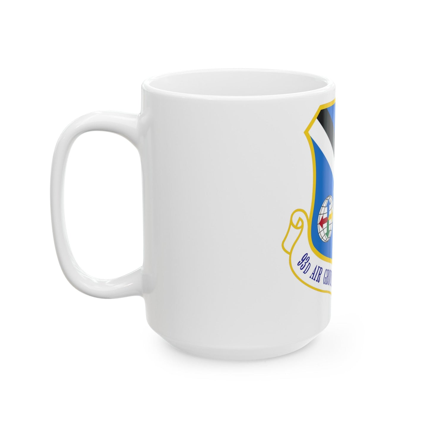 93d Air Ground Operations Wing Emblem (U.S. Air Force) White Coffee Mug-The Sticker Space