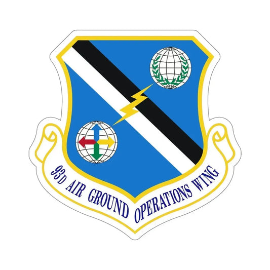 93d Air Ground Operations Wing Emblem (U.S. Air Force) STICKER Vinyl Die-Cut Decal 6 Inch - The Sticker Space