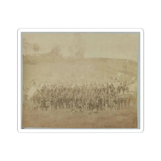 93D New York Infantry, Antietam, Md, Sept., 1862 (I.E. Oct. 4, 1862) (U.S. Civil War) STICKER Vinyl Kiss-Cut Decal 2 Inch White - The Sticker Space