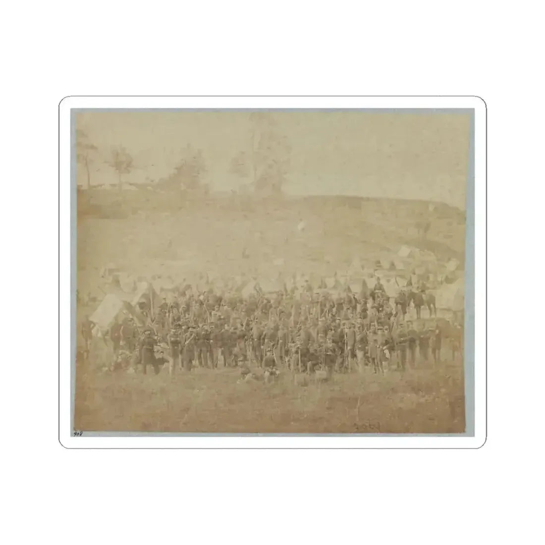 93D New York Infantry, Antietam, Md, Sept., 1862 (I.E. Oct. 4, 1862) (U.S. Civil War) STICKER Vinyl Kiss-Cut Decal 3 Inch White - The Sticker Space