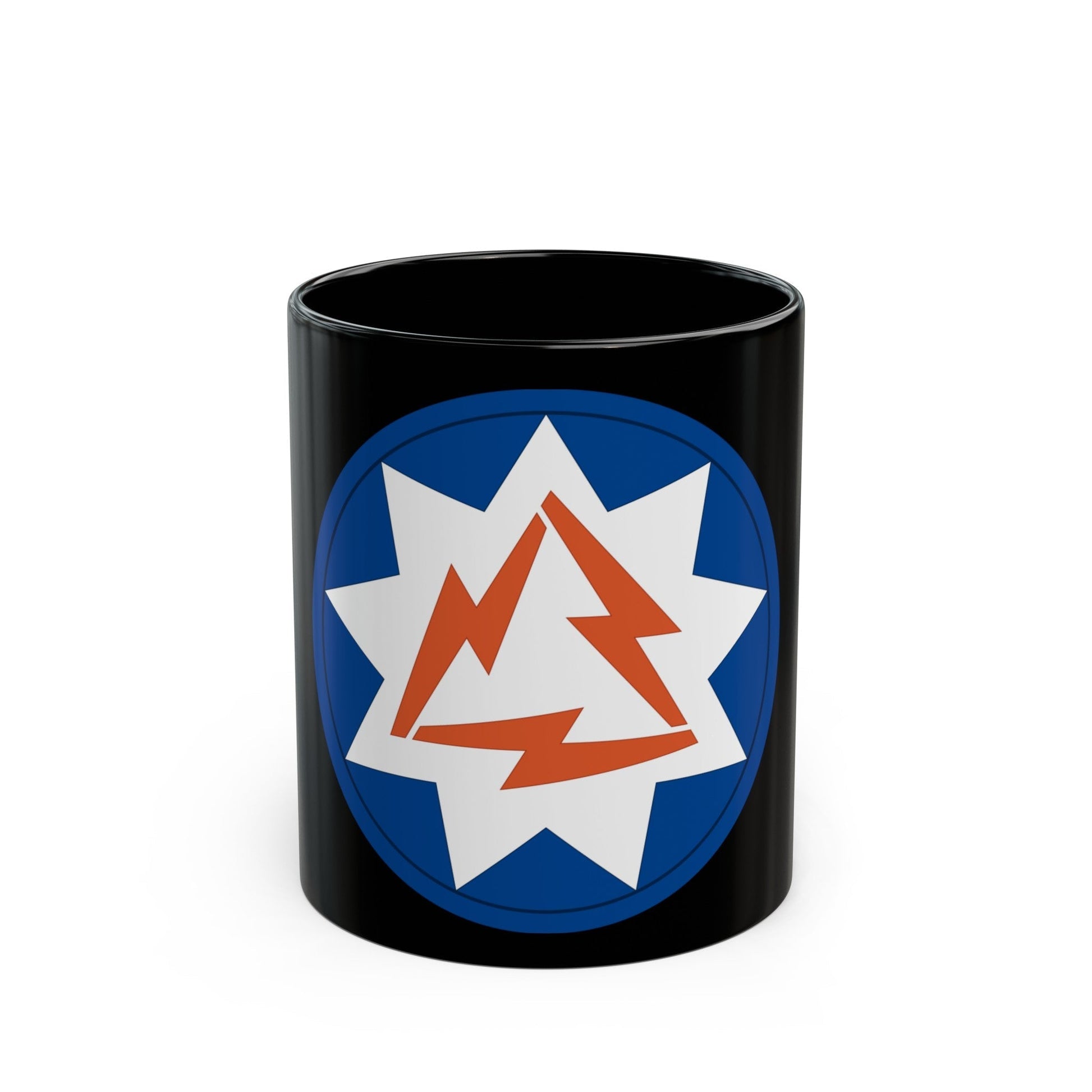 93rd Signal Brigade 2 (U.S. Army) Black Coffee Mug-11oz-The Sticker Space