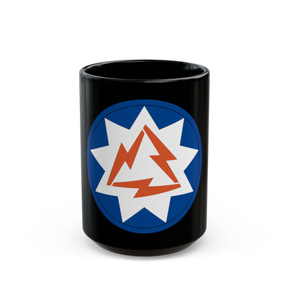 93rd Signal Brigade 2 (U.S. Army) Black Coffee Mug-15oz-The Sticker Space