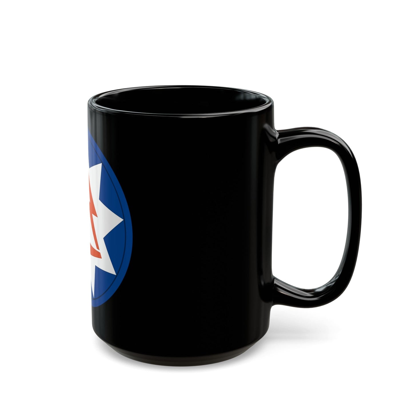 93rd Signal Brigade 2 (U.S. Army) Black Coffee Mug-The Sticker Space