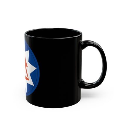 93rd Signal Brigade 2 (U.S. Army) Black Coffee Mug-The Sticker Space