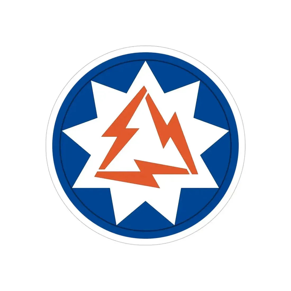 93rd Signal Brigade 2 (U.S. Army) REVERSE PRINT Transparent Die-Cut STICKER - The Sticker Space