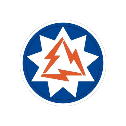 93rd Signal Brigade 2 (U.S. Army) REVERSE PRINT Transparent Die-Cut STICKER - The Sticker Space