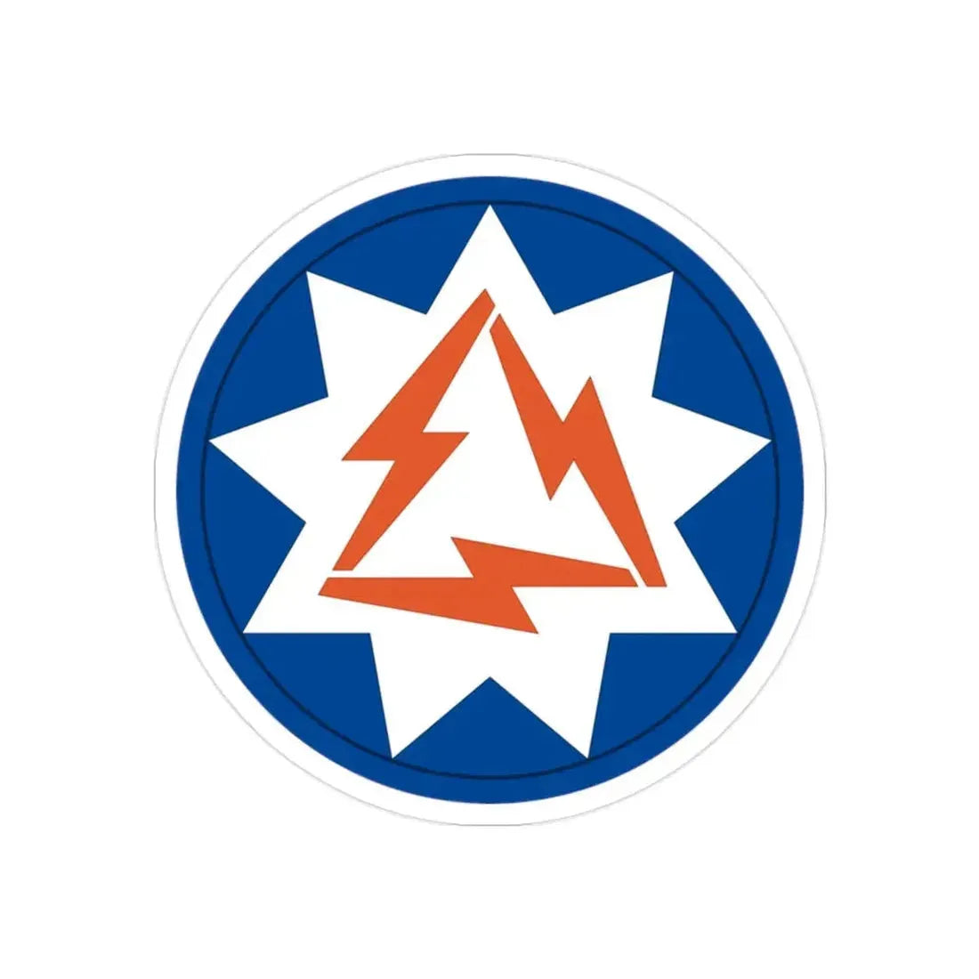 93rd Signal Brigade 2 (U.S. Army) REVERSE PRINT Transparent Die-Cut STICKER - The Sticker Space