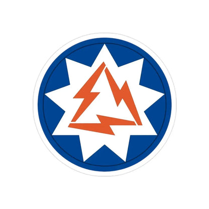 93rd Signal Brigade 2 (U.S. Army) REVERSE PRINT Transparent Die-Cut STICKER - The Sticker Space