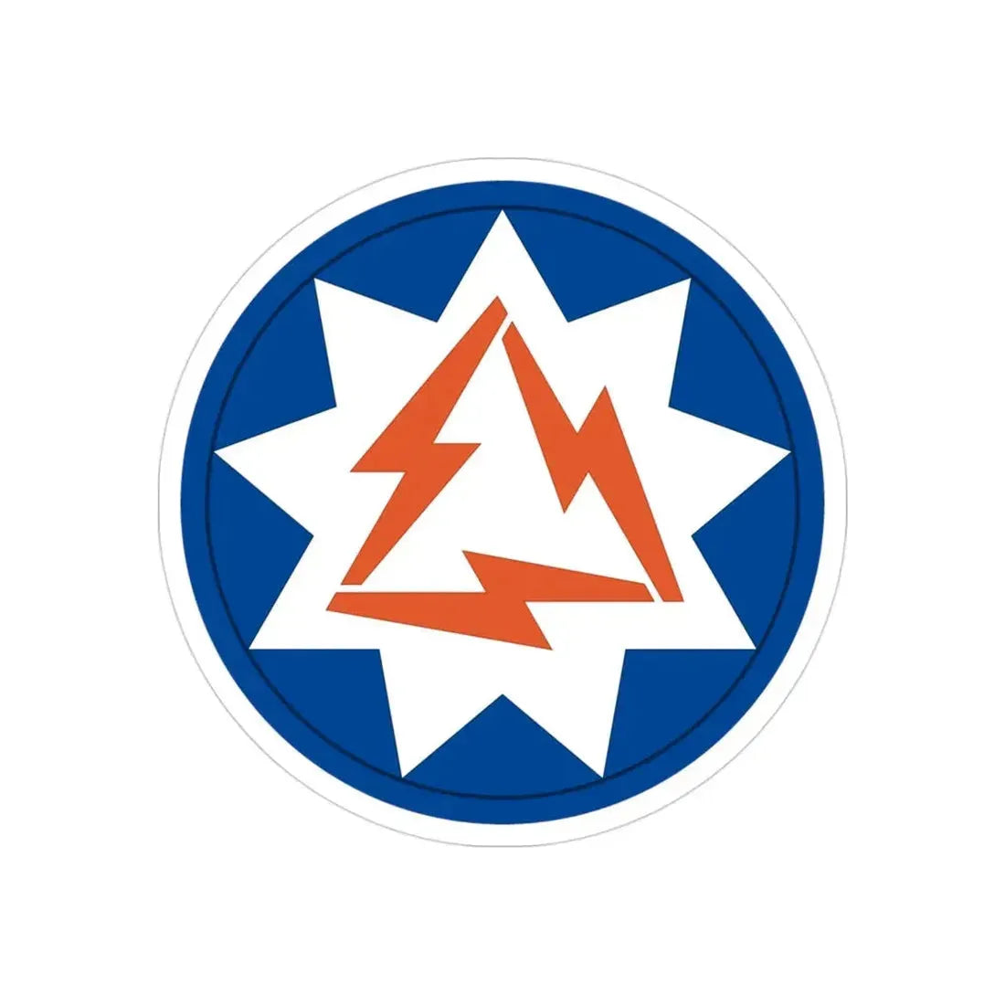 93rd Signal Brigade 2 (U.S. Army) REVERSE PRINT Transparent Die-Cut STICKER - The Sticker Space