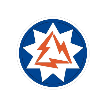 93rd Signal Brigade 2 (U.S. Army) REVERSE PRINT Transparent Die-Cut STICKER - The Sticker Space