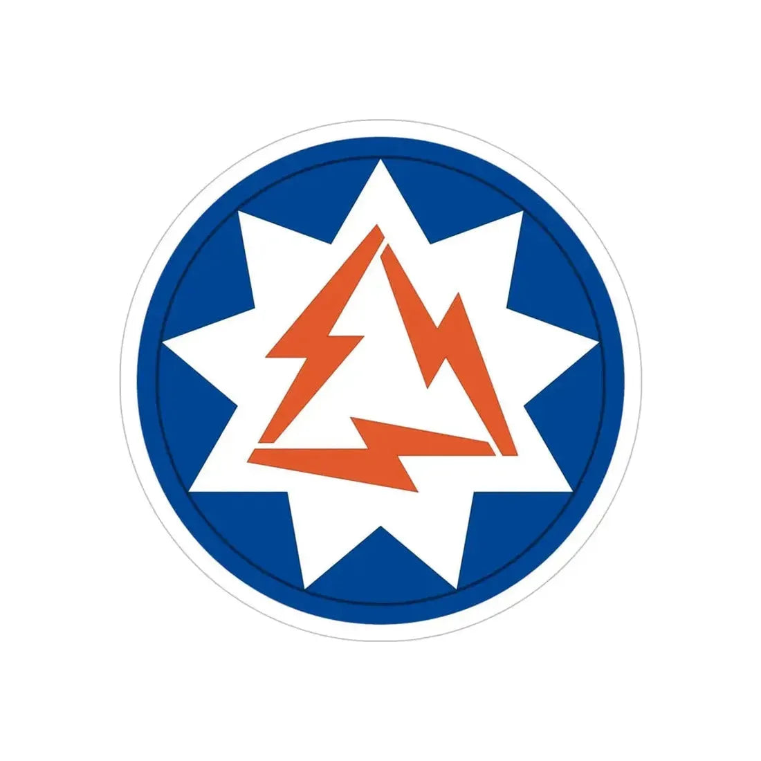 93rd Signal Brigade 2 (U.S. Army) REVERSE PRINT Transparent Die-Cut STICKER - The Sticker Space