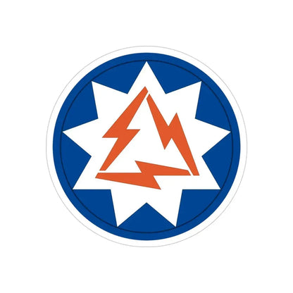 93rd Signal Brigade 2 (U.S. Army) REVERSE PRINT Transparent Die-Cut STICKER - The Sticker Space