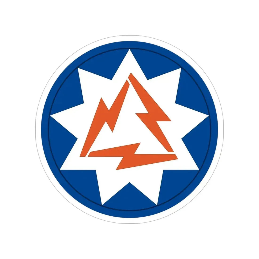 93rd Signal Brigade 2 (U.S. Army) Transparent STICKER Die-Cut Vinyl Decal 5 Inch - The Sticker Space