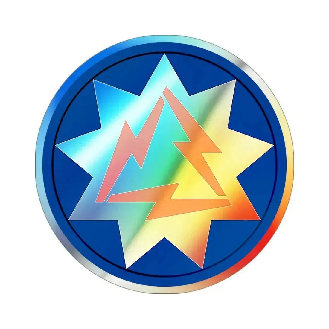 93rd Signal Brigade v2 (U.S. Army) Holographic STICKER Die-Cut Vinyl Decal 3 Inch Holographic - The Sticker Space