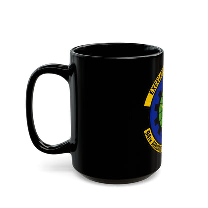 94 Aircraft Maintenance Squadron AFRC (U.S. Air Force) Black Coffee Mug-The Sticker Space