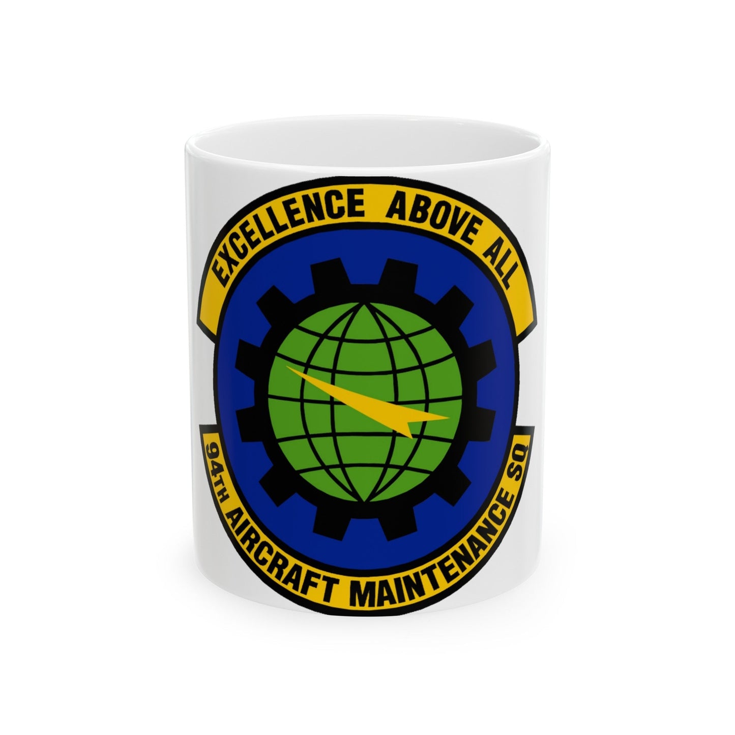 94 Aircraft Maintenance Squadron AFRC (U.S. Air Force) White Coffee Mug-11oz-The Sticker Space