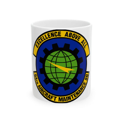 94 Aircraft Maintenance Squadron AFRC (U.S. Air Force) White Coffee Mug-11oz-The Sticker Space